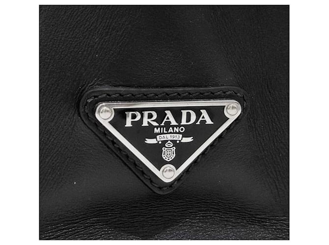 Prada Borsa Tote e Borsa a Tracolla con Logo Nero - vista 7