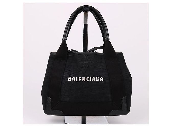 Balenciaga Borsa a tracolla Cabas XS nera da donna Nero - vista 2