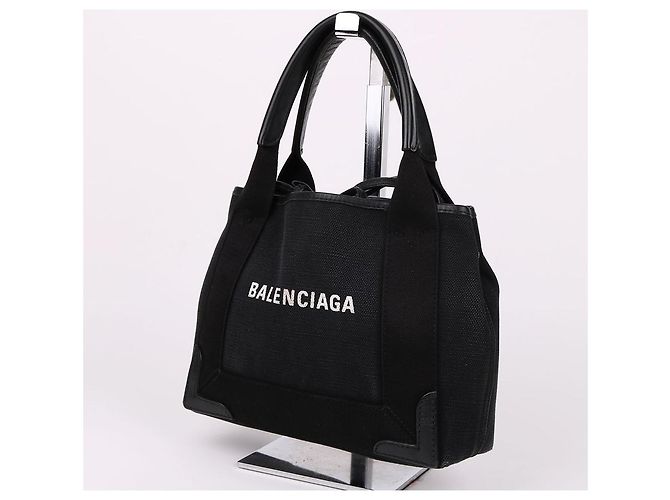 Balenciaga Borsa a tracolla Cabas XS nera da donna Nero - vista 4