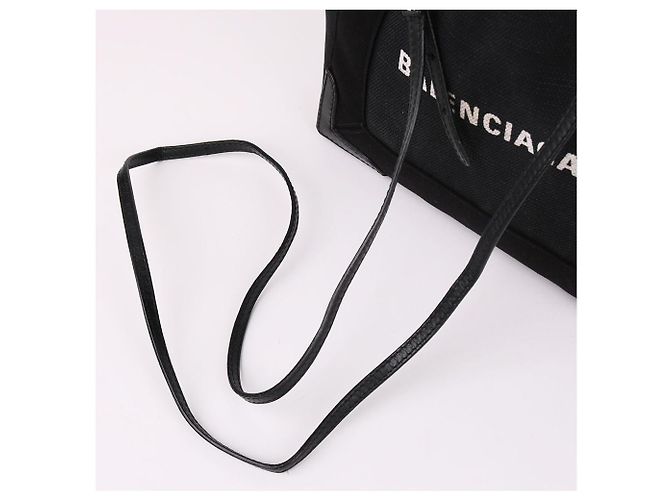 Balenciaga Borsa a tracolla Cabas XS nera da donna Nero - vista 7