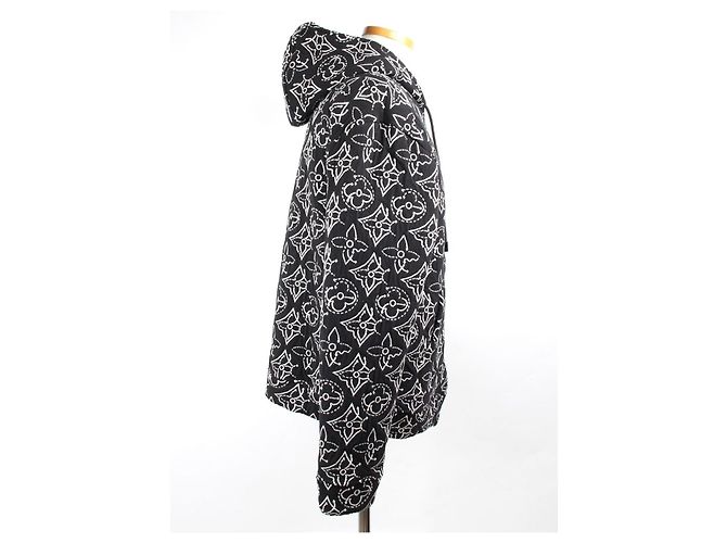 Louis Vuitton Monogram Flower Hoodie Zip XL Schwarz - Ansicht 3