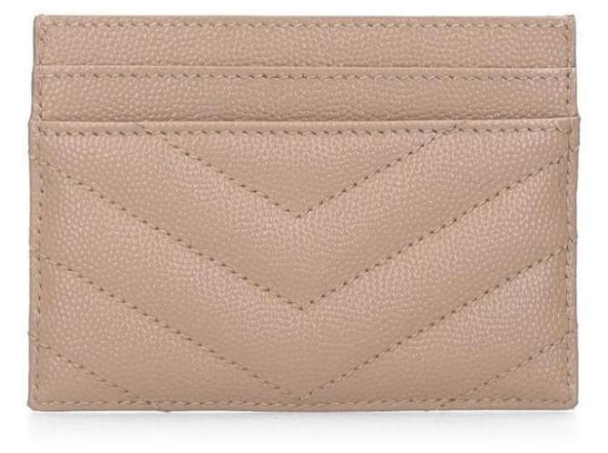 Saint Laurent Tarjetero Monogram Castaño - vista 4