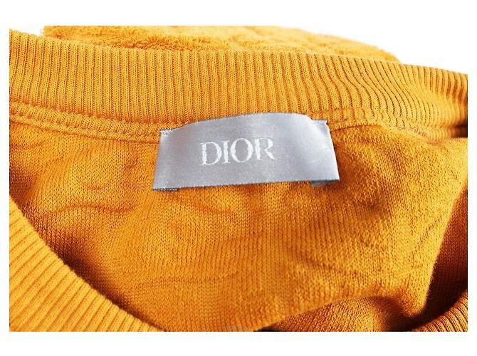 Dior Oblique Terry T-Shirt Orange - Ansicht 6