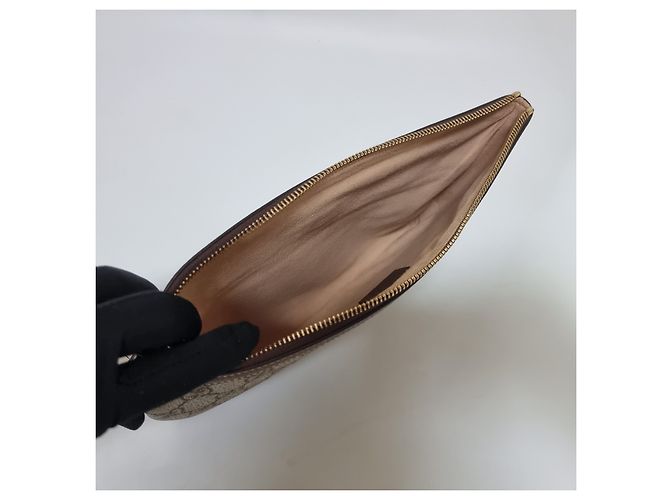 Gucci Clutch Ophidia GG Supreme Marrone - vista 6