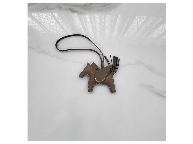Hermès Rodeo PM Taschenanhänger Braun - Ansicht 4
