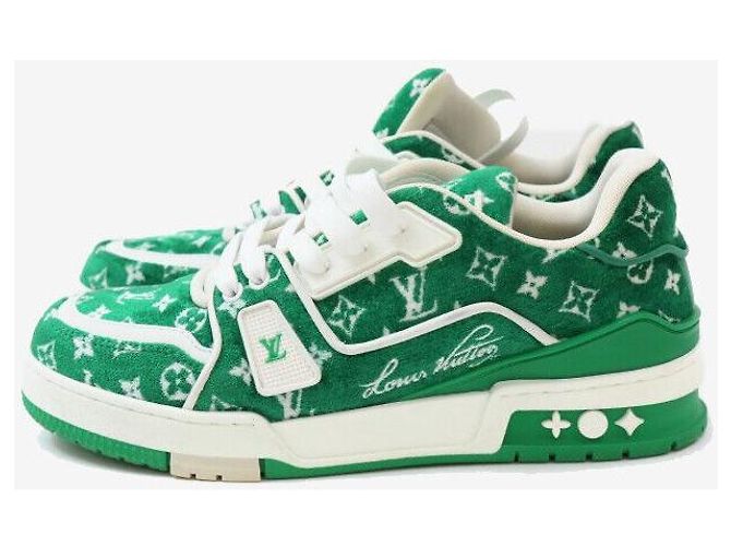Louis Vuitton Trainer Sneaker Grün Größe - Ansicht 3