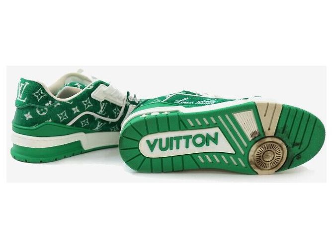 Louis Vuitton Trainer Sneaker Grün Größe - Ansicht 5
