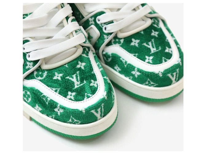 Louis Vuitton Trainer Sneaker Grün Größe - Ansicht 6