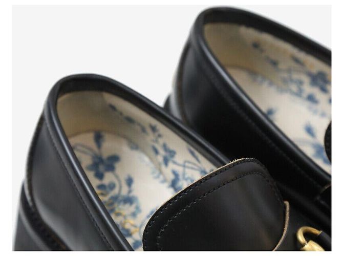 Gucci Mocassini in pelle con suola chunky nera Nero - vista 7