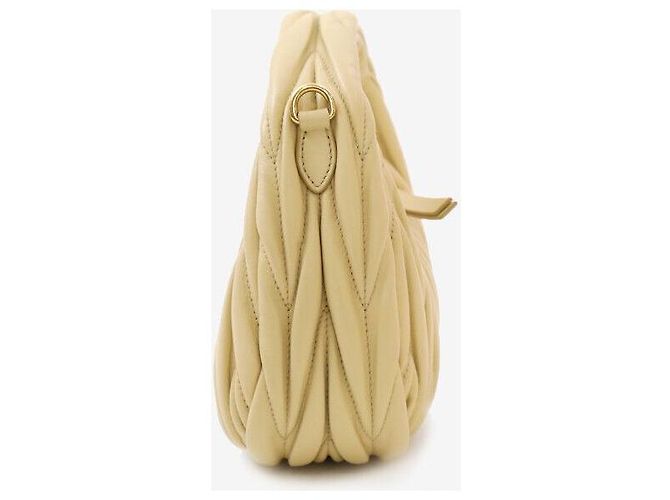 Miu Miu Borsa Hobo Mini in pelle nappa SOLA - vista 2
