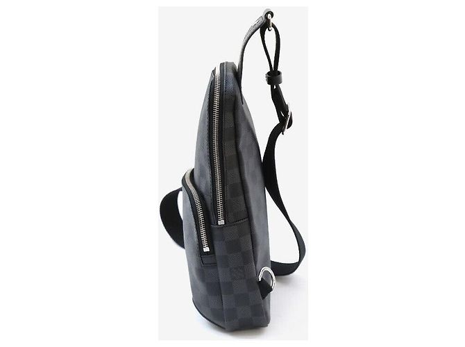 Louis Vuitton Slingback Avenue Damier Graphite Marrone - vista 2