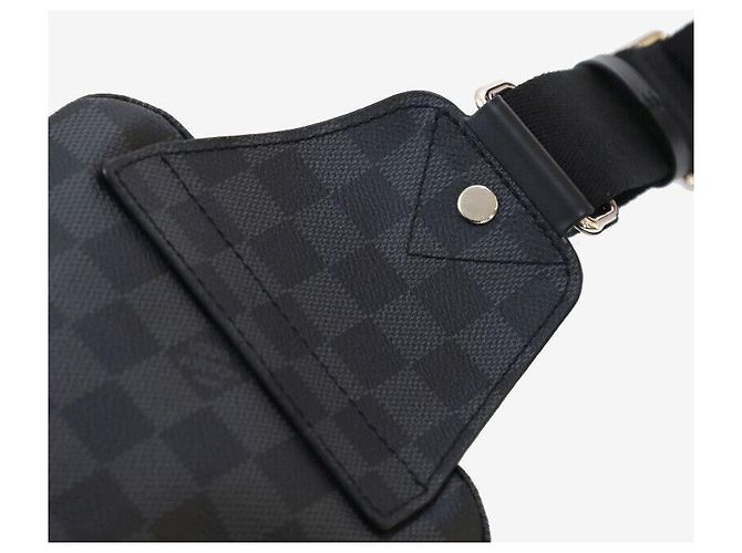 Louis Vuitton Slingback Avenue Damier Graphite Marrone - vista 5