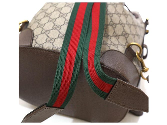 Gucci Supreme Neo Vintage Canvas Bucket Shoulder Bag Backpack Mehrfarben - Ansicht 6