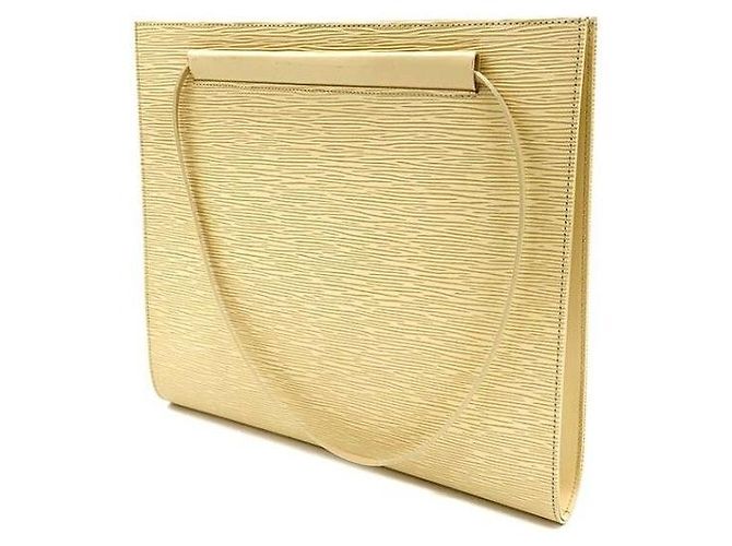 Louis Vuitton Borsa a Spalla Epi Saint Tropez Giallo - vista 2