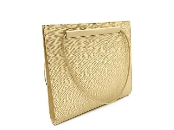 Louis Vuitton Borsa a Spalla Epi Saint Tropez Giallo - vista 3
