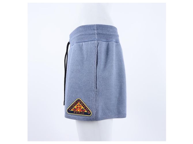Short de malha com acabamento bonding Louis Vuitton Azul - vista 2