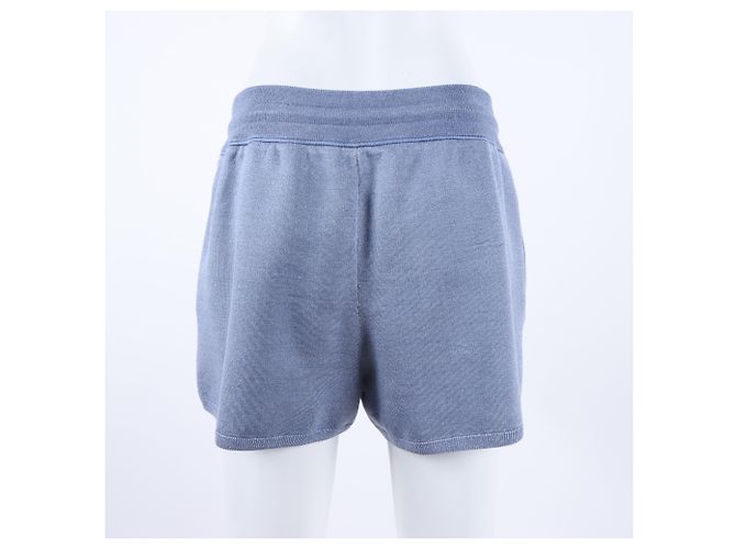 Short de malha com acabamento bonding Louis Vuitton Azul - vista 3