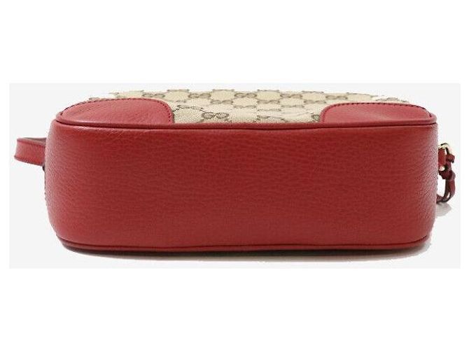 Gucci Borsa a tracolla Disco in tela GG Rosso - vista 4