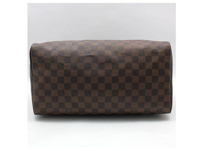 Louis Vuitton Damier Ebene Speedy Tote Bag Braun - Ansicht 5
