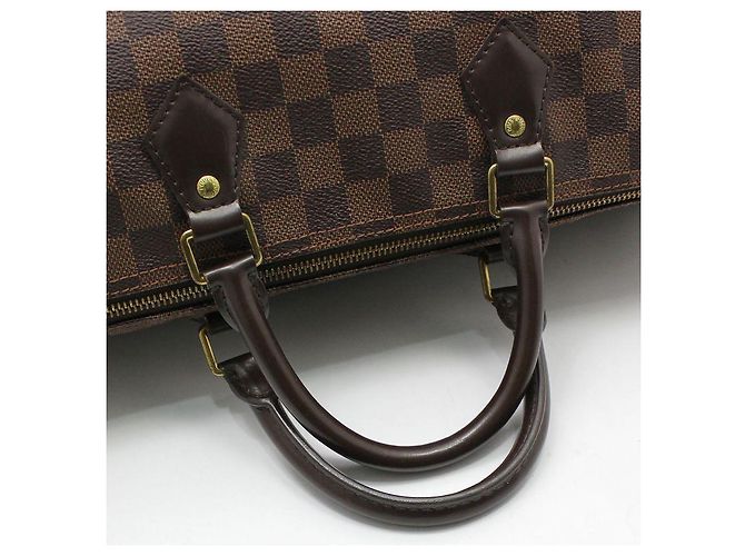Louis Vuitton Damier Ebene Speedy Tote Bag Braun - Ansicht 7