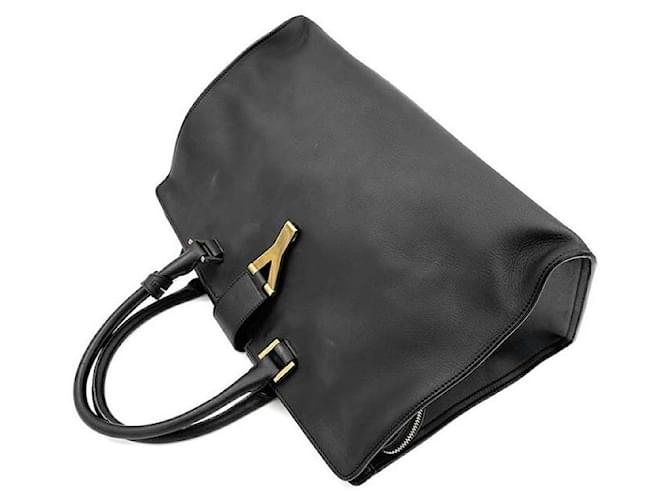 Saint Laurent Nuovo Cabas Chyc Medium Nero - vista 5