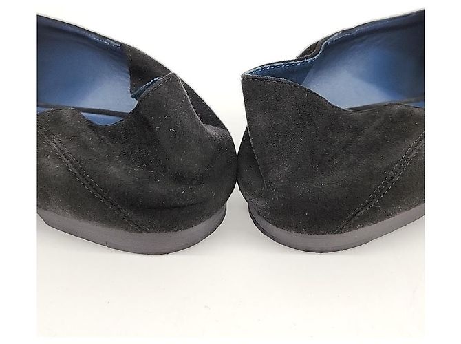 Mocassini in scamosciato Hermès Nero - vista 3