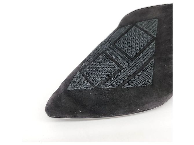 Mocassini in scamosciato Hermès Nero - vista 5
