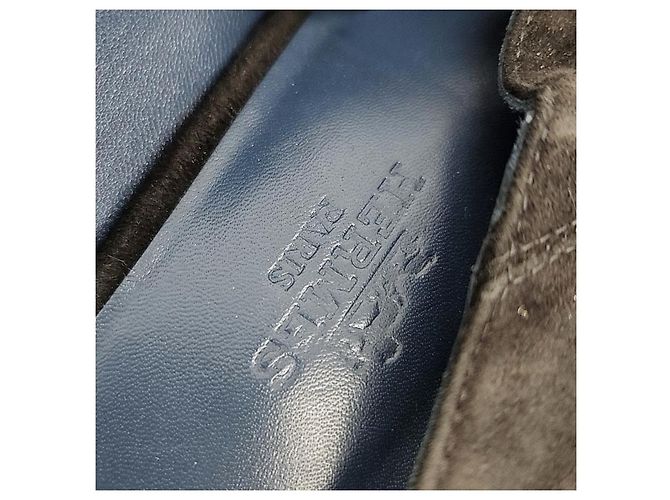 Mocassini in scamosciato Hermès Nero - vista 6