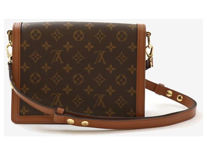 Louis Vuitton Borsa a tracolla Dauphine MM Monogram Reverse Canvas Multicolore - vista 3