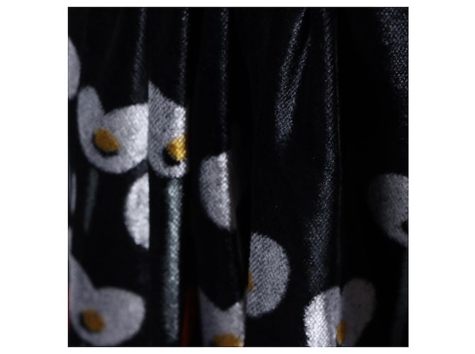 Valentino Samtkleid Schwarz - Ansicht 4
