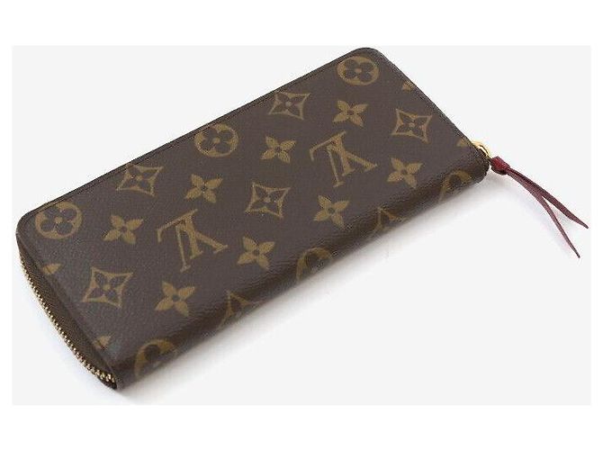 Louis Vuitton Cartera larga con cremallera Clemence Monogram Negro - vista 5