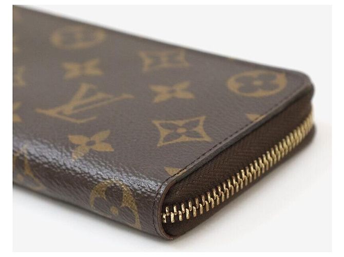 Louis Vuitton Cartera larga con cremallera Clemence Monogram Negro - vista 6