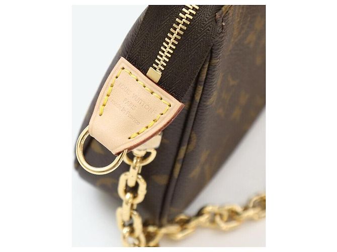 Louis Vuitton Borsa a Spalla Pochette Accessoires Monogram Nero - vista 6