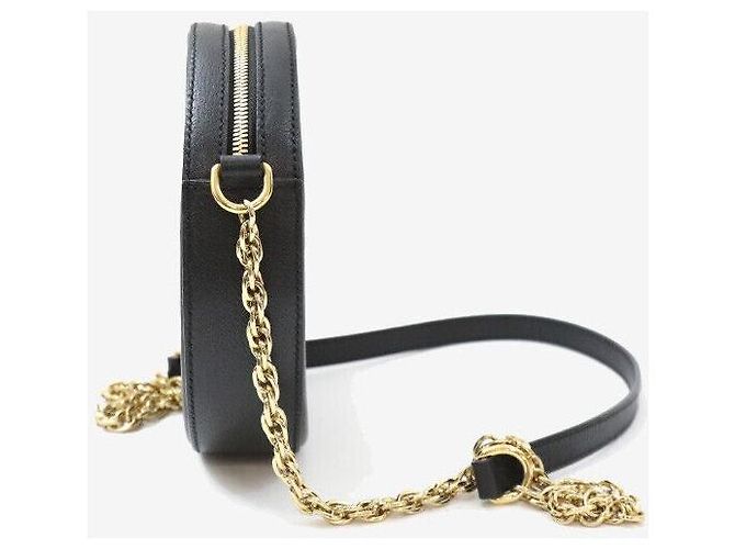 Gucci Mini Borsa a Spalla Rotonda Nera Nero - vista 2