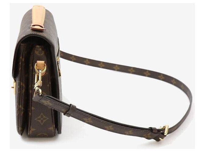 Louis Vuitton Borsa a tracolla Pochette Métis Monogram Nero - vista 2