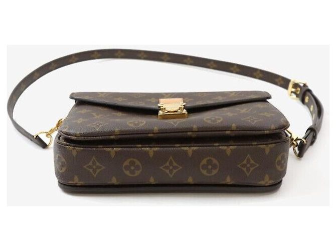 Louis Vuitton Borsa a tracolla Pochette Métis Monogram Nero - vista 4