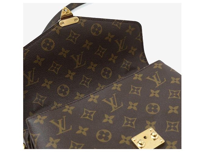 Louis Vuitton Borsa a tracolla Pochette Métis Monogram Nero - vista 5
