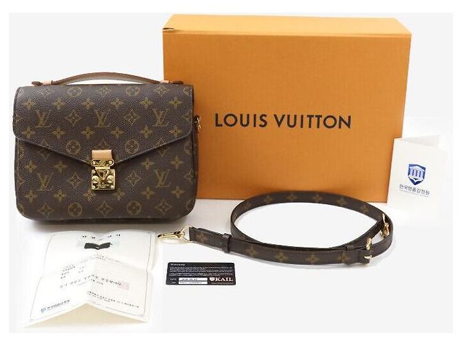 Louis Vuitton Borsa a tracolla Pochette Métis Monogram Nero - vista 8