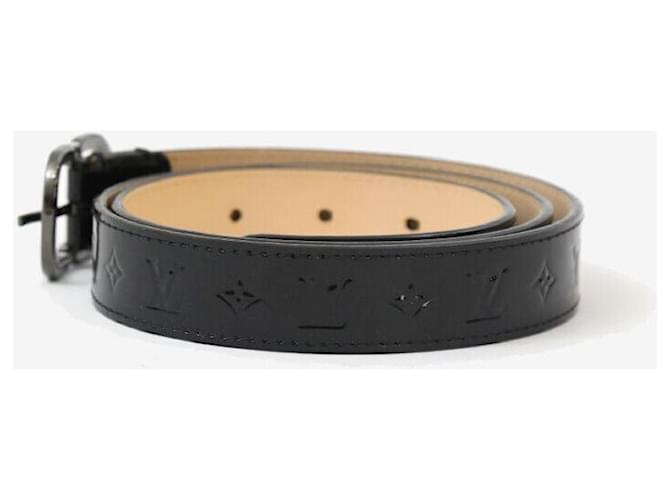Louis Vuitton Monogram Gürtel Black mit Gold Hardware Schwarz - Ansicht 2