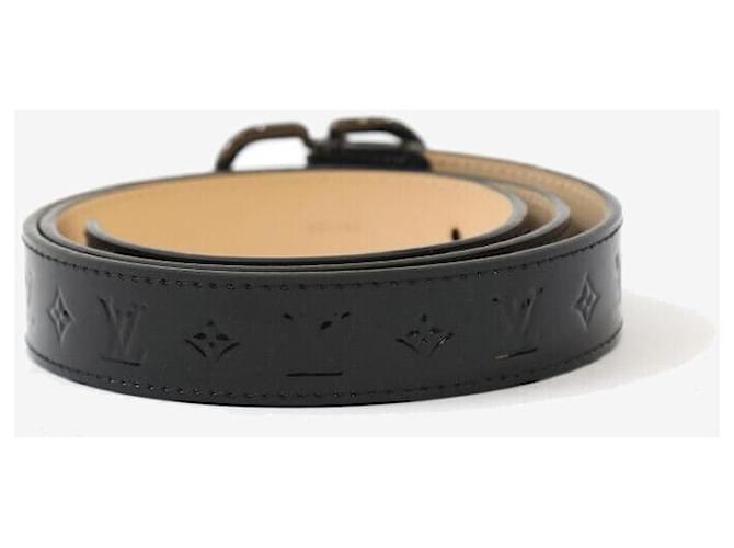 Louis Vuitton Monogram Gürtel Black mit Gold Hardware Schwarz - Ansicht 3