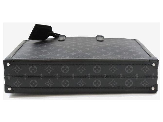 Louis Vuitton Pasta Soft Trunk Monogram Eclipse Preto - vista 4