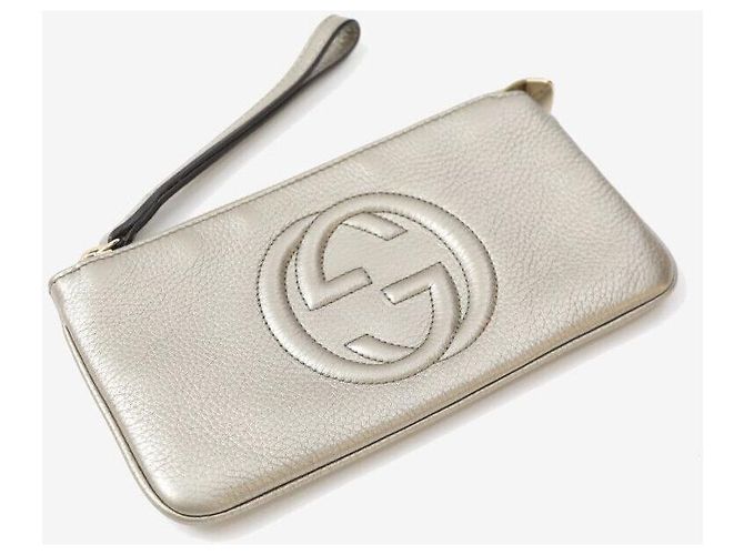Gucci Clutch Soho Gold D'oro - vista 5