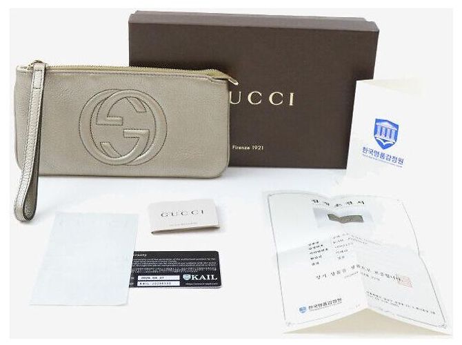 Gucci Clutch Soho Gold D'oro - vista 8
