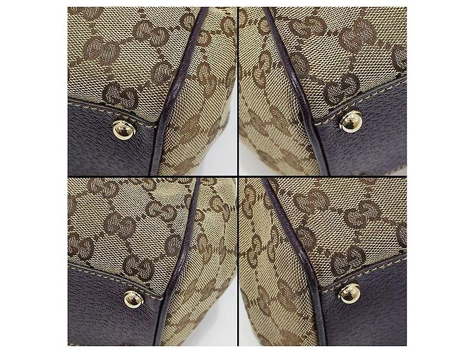 Gucci Borsa a tracolla Hobo Jackie in jacquard Marrone - vista 11