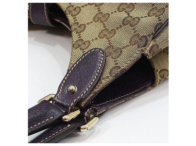 Gucci Borsa a tracolla Hobo Jackie in jacquard Marrone - vista 9