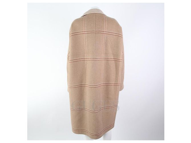 Abrigo de cachemira Hermès Castaño - vista 3