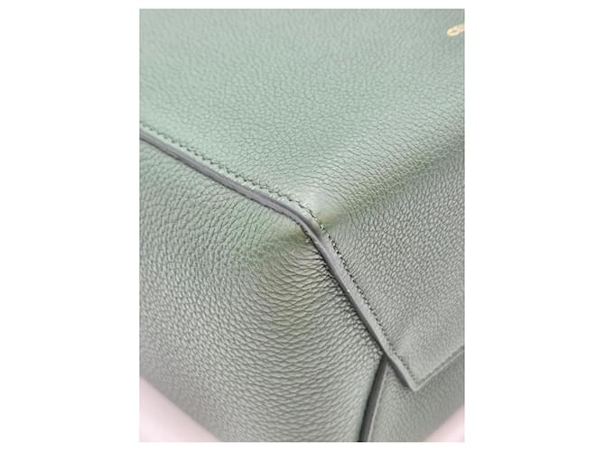 Céline Borsa a secchiello Khaki Marrone - vista 10