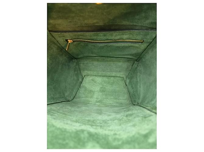 Céline Borsa a secchiello Khaki Marrone - vista 15