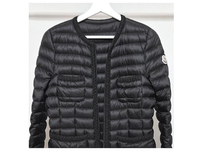 Moncler Leichte Daunenjacke Schwarz - Ansicht 4