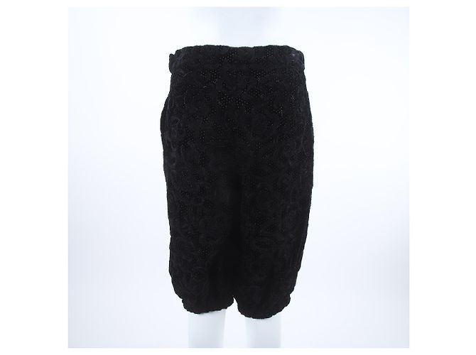 Chanel Samtshorts Schwarz - Ansicht 3